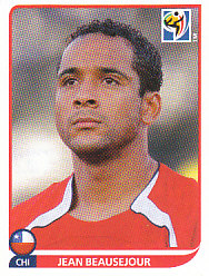 Jean Beausejour Chile samolepka Panini World Cup 2010 #637